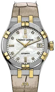 Maurice Lacroix AIKON AI6006-PVY11-170-1 Yellow gold Perlmutt