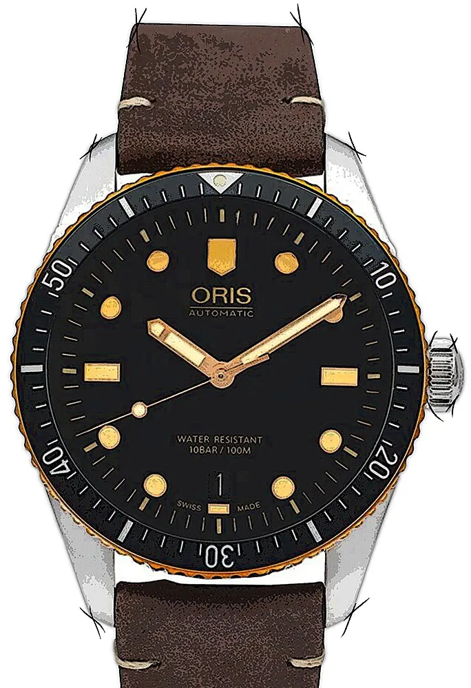 Oris Divers Sixty Five 01 733 7707 4354-07 5 20 55 40mm Edelstahl Black