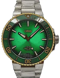 Oris Aquis 01 400 7769 6357-07 8 22 09PEB Stainless steel Green