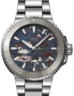 Oris Aquis Date 01 733 7766 4150-Set Stainless steel Multi-colored