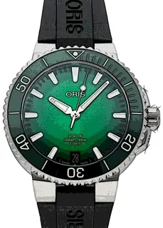 Oris Aquis Date 01 733 7732 4157-07 4 21 64FC Stainless steel Green