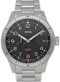 Oris Big Crown 01 748 7756 4064-07 8 22 08 Stainless steel Black