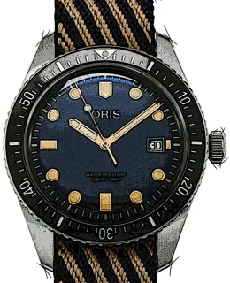 Oris Divers 01 733 7720 4035-07 5 21 13 Stainless steel Blau