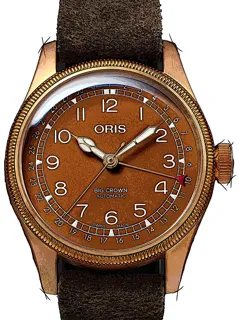 Oris Big Crown Bronze Pointer Date 01 754 7741 3166-07 5 20 74BR 40mm Bronze Brown