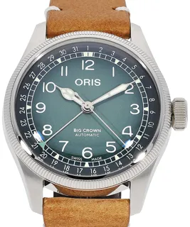 Oris Big Crown 01 754 7779 4067-Set Stainless steel Green