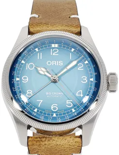 Oris Big Crown 01 754 7779 4065-Set Stainless steel Blau