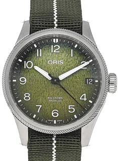 Oris ProPilot 01 751 7761 4187-Set Stainless steel Grün