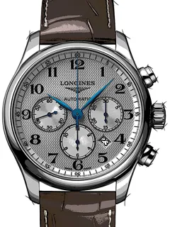 Longines Master L2.859.4.78.3 Stainless steel Silber