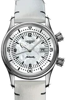 Longines Legend Diver L3.374.4.80.0 Stainless steel Perlmutt