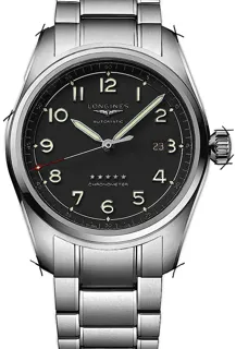 Longines Spirit L38114536 Stainless steel Black