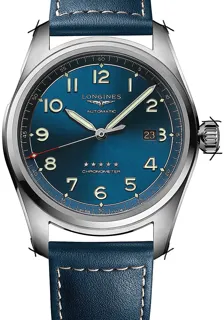 Longines Spirit L3.811.4.93.0 Stainless steel Blau