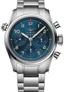 Longines Spirit L3.820.4.93.6 Stainless steel Blau