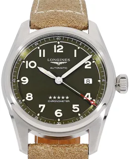 Longines Spirit L38104032 Stainless steel Green