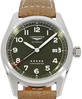 Longines Spirit L38114032 Stainless steel Green