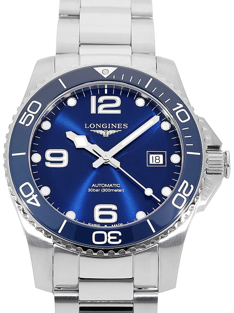 Longines HydroConquest L3.781.4.96.6 41mm Edelstahl Blue