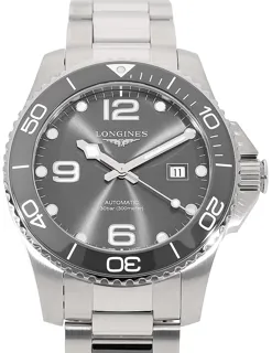 Longines HydroConquest L3.782.4.76.6 Stainless steel Grau