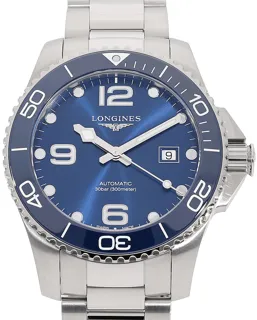 Longines HydroConquest L3.782.4.96.6 Stainless steel Blue