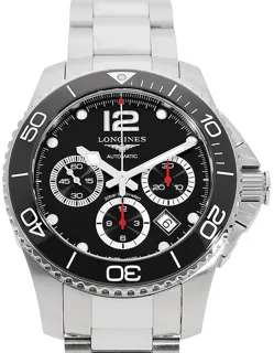 Longines HydroConquest L38834566 Edelstahl Schwarz