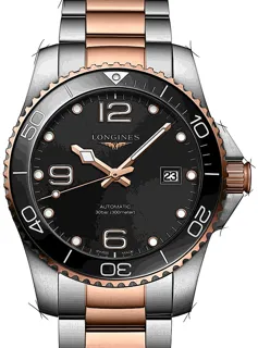 Longines HydroConquest L3.781.3.58.7 Stainless steel Black