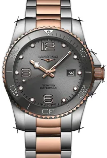 Longines HydroConquest L3.781.3.78.7 41mm Stainless steel Grau