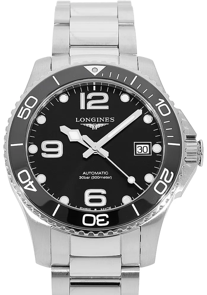 Longines HydroConquest L37804566 39mm Edelstahl Black