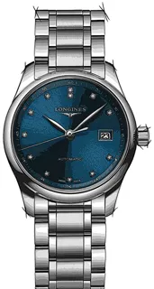 Longines Master L2.257.4.97.6 Stainless steel Blue