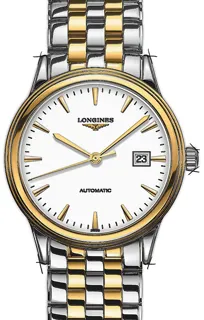 Longines Flagship L4.984.3.22.7 Stainless steel White