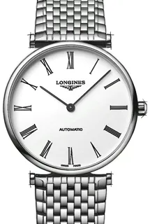 Longines La Grande Classique L4.918.4.11.6 Stainless steel Weiß