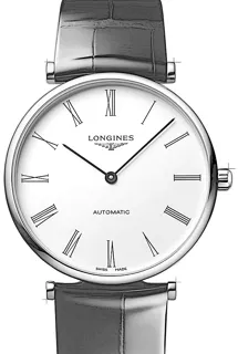 Longines La Grande Classique L4.918.4.11.2 Stainless steel Weiß