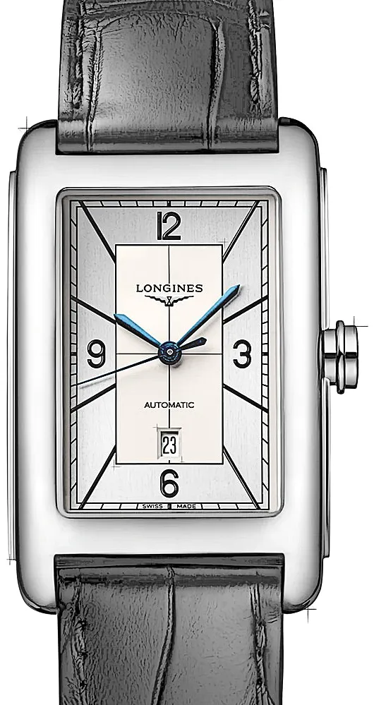 Longines DolceVita L5.757.4.73.0 44mm Edelstahl Silver