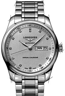 Longines Master Collection L2.910.4.77.6 Stainless steel Silber