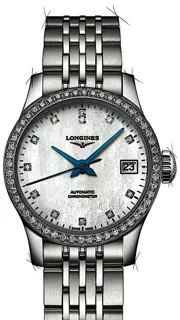 Longines Record L2.320.0.87.6 Stainless steel Perlmutt