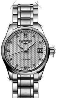 Longines Master Collection L2.128.4.77.6 Stainless steel Silber