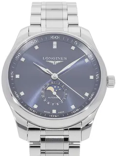 Longines Master L2.919.4.97.6 Stainless steel Blau