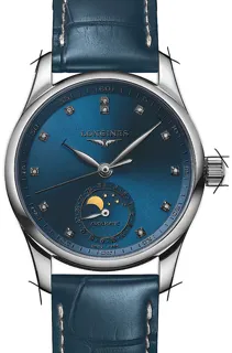 Longines Master L2.409.4.97.0 Stainless steel Blue