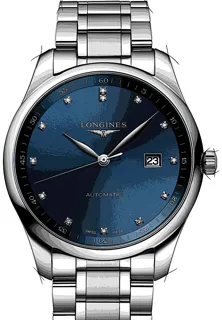 Longines Master L2.893.4.97.6 Stainless steel Blue