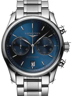 Longines Master L2.629.4.92.6 Stainless steel Blau