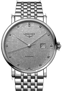 Longines Elegant L4.911.4.77.6 Stainless steel Silber