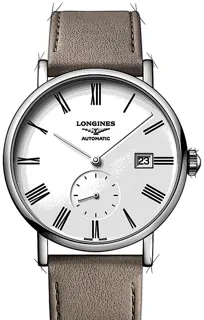 Longines Elegant L4.812.4.11.2 Stainless steel Weiß