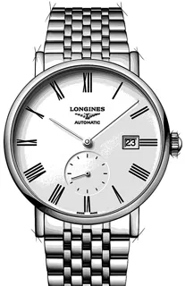 Longines Elegant L4.812.4.11.6 Stainless steel Weiß