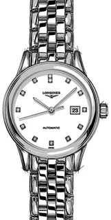 Longines Flagship L4.374.4.27.6 Stainless steel White