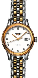 Longines Flagship L4.374.3.27.7 Stainless steel Weiß