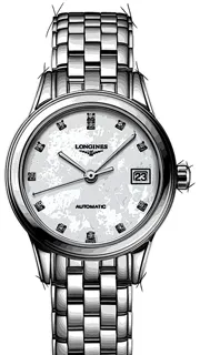 Longines Flagship L4.274.4.87.6 Stainless steel Perlmutt