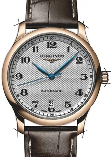 Longines Master Collection L2.628.8.78.3 38.5mm Rose gold Silber