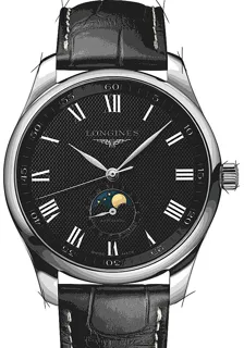 Longines Master Collection L2.919.4.51.7 42mm Stainless steel Schwarz