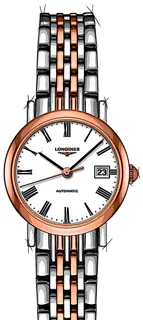 Longines Elegant L4.309.5.11.7 Stainless steel Weiß