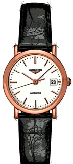 Longines Elegant L4.378.8.12.4 Rose gold White