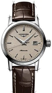 Longines 1832 L4.325.4.92.2 30mm Stainless steel Braun