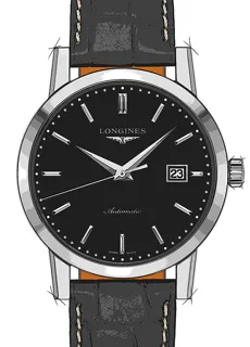 Longines 1832 L4.825.4.52.0 Stainless steel Schwarz