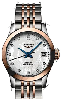 Longines Record L2.320.5.87.7 Stainless steel Perlmutt